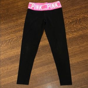 Victoria’s Secret PINK Black Yoga Leggings